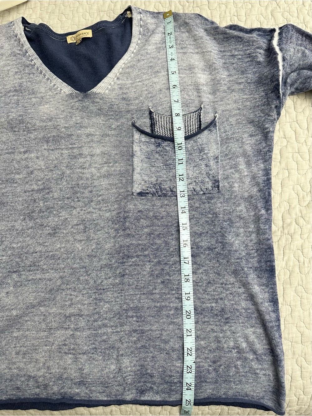 Democracy Fine cotton knit sweater - Picture 5 of 5